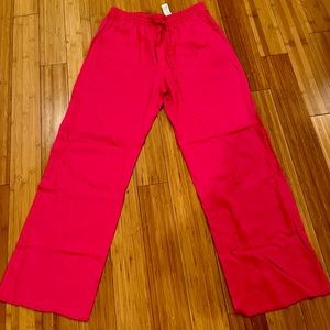 Pink wide leg Zara flowy pants